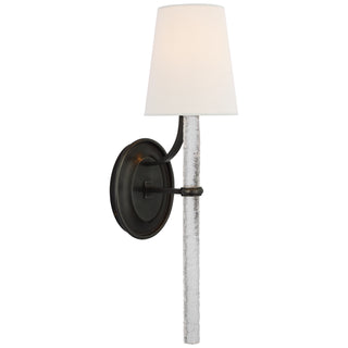Visual Comfort Signature Canada - S 2325BZ/CWG-L - LED Wall Sconce - Abigail - Bronze and Clear Wavy Glass