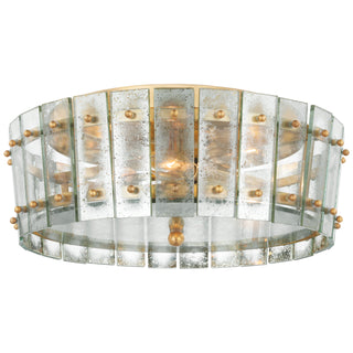 Visual Comfort Signature Canada - S 4651HAB-AM - Three Light Flush Mount - Cadence - Hand-Rubbed Antique Brass