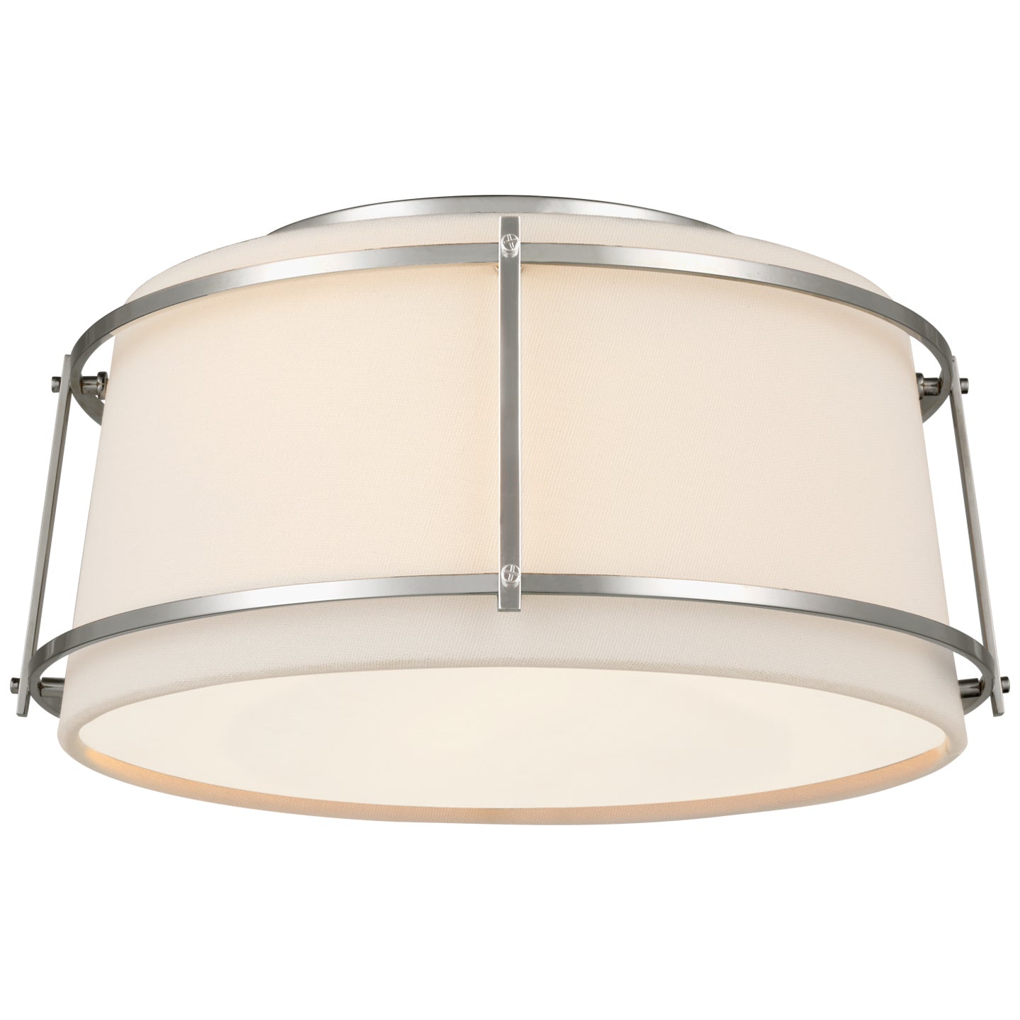 Visual Comfort Signature Canada - S 4685PN-L/FA - LED Flush Mount - Callaway - Polished Nickel