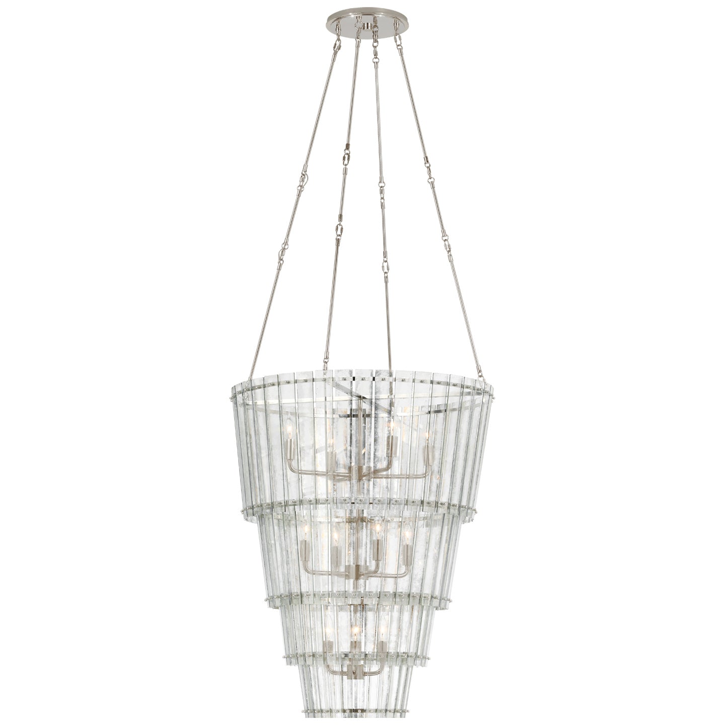 Visual Comfort Signature Canada - S 5657PN-AM - 12 Light Chandelier - Cadence - Polished Nickel