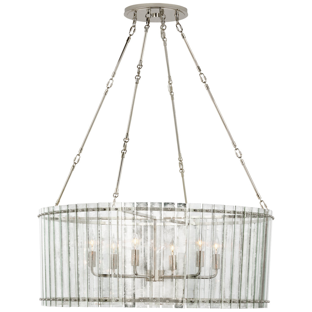 Visual Comfort Signature Canada - S 5670PN-AM - Six Light Chandelier - Cadence - Polished Nickel