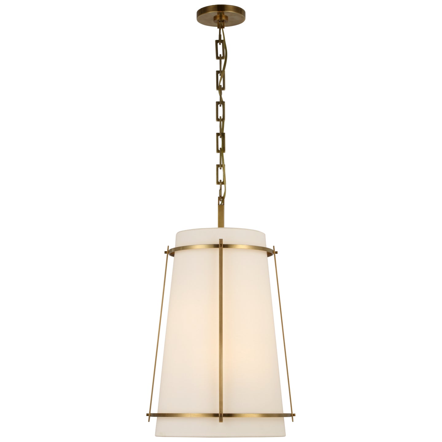 Visual Comfort Signature Canada - S 5686HAB-L/FA - LED Pendant - Callaway - Hand-Rubbed Antique Brass