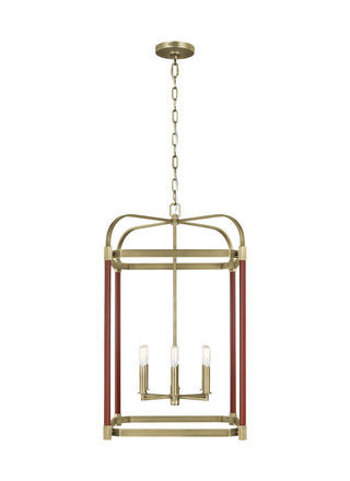 Visual Comfort Studio Canada - LC1156TWB - Six Light Lantern - Hadley - Time Worn Brass