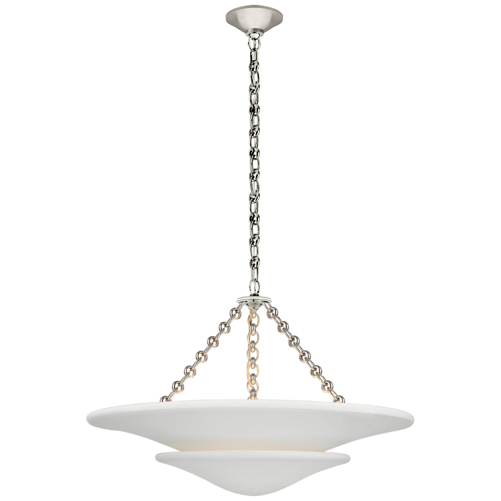 Visual Comfort Signature Canada - ARN 5425PN-PW - LED Chandelier - Mollino - Polished Nickel