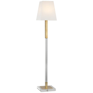 Visual Comfort Signature Canada - CHA 9912AB/CG-L - LED Floor Lamp - Reagan - Antique-Burnished Brass and Crystal