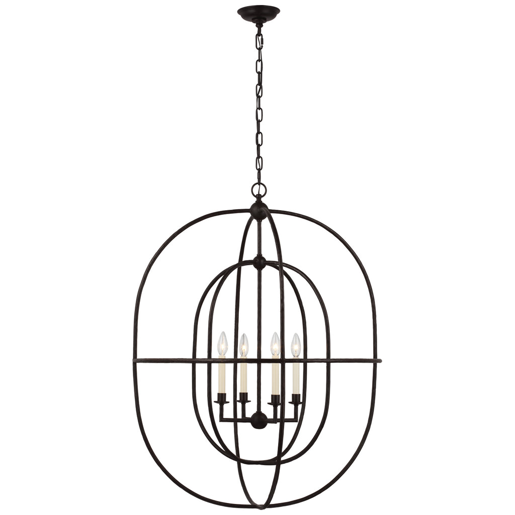 Visual Comfort Signature Canada - CHC 2225AI - LED Lantern - Desmond Cage - Aged Iron