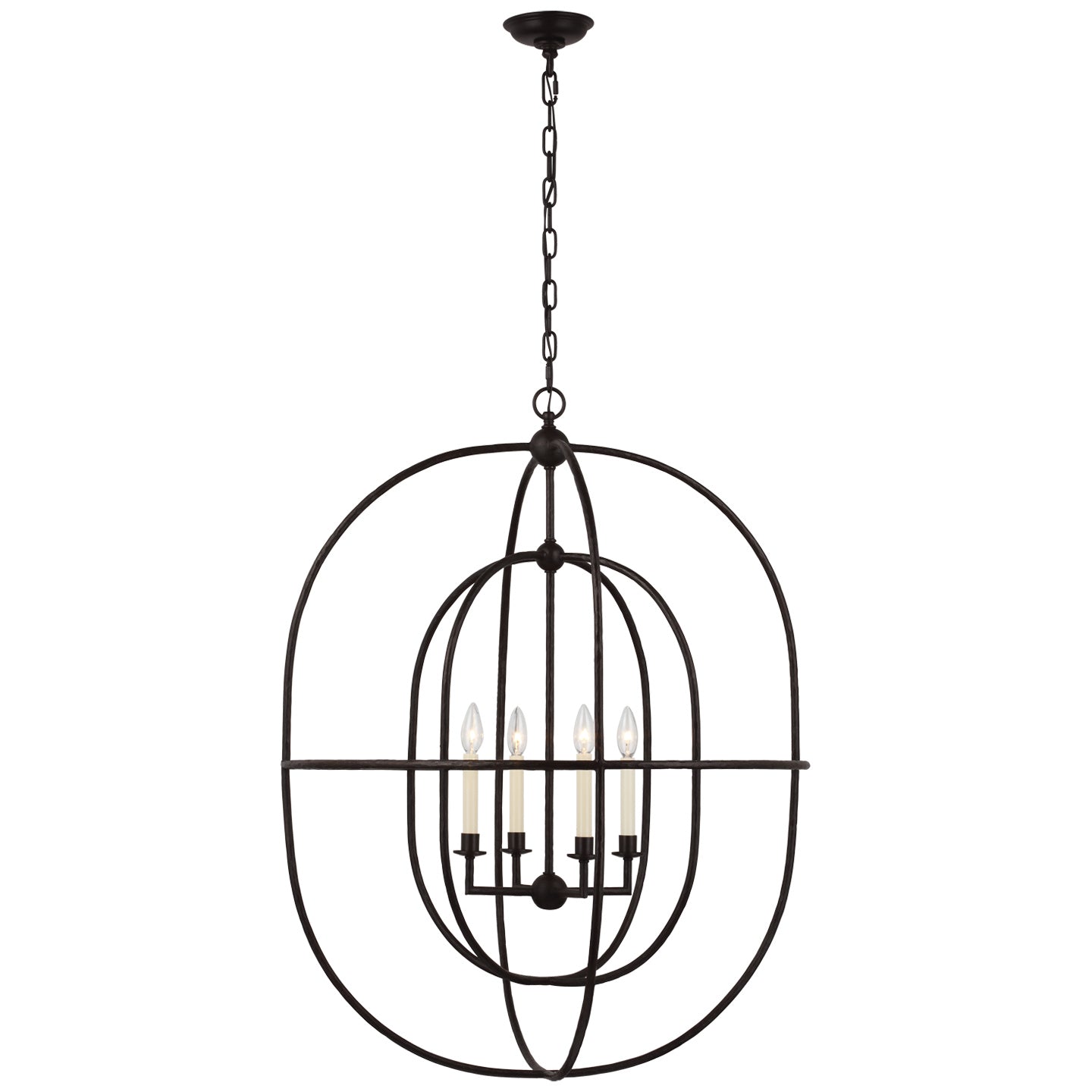 Visual Comfort Signature Canada - CHC 2225AI - LED Lantern - Desmond Cage - Aged Iron
