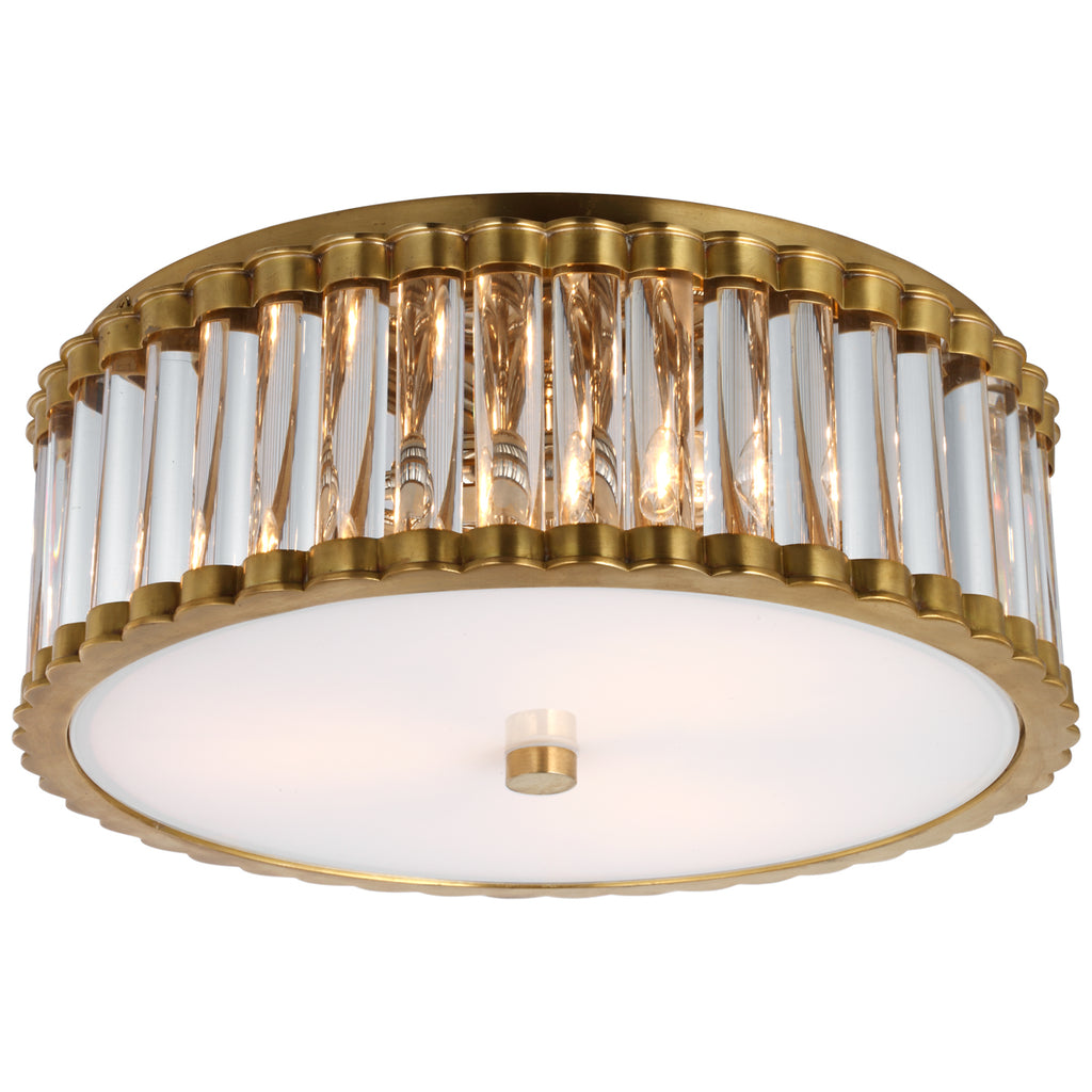 Visual Comfort Signature Canada - CHC 4925HAB-CG - LED Flush Mount - Kean - Hand-Rubbed Antique Brass