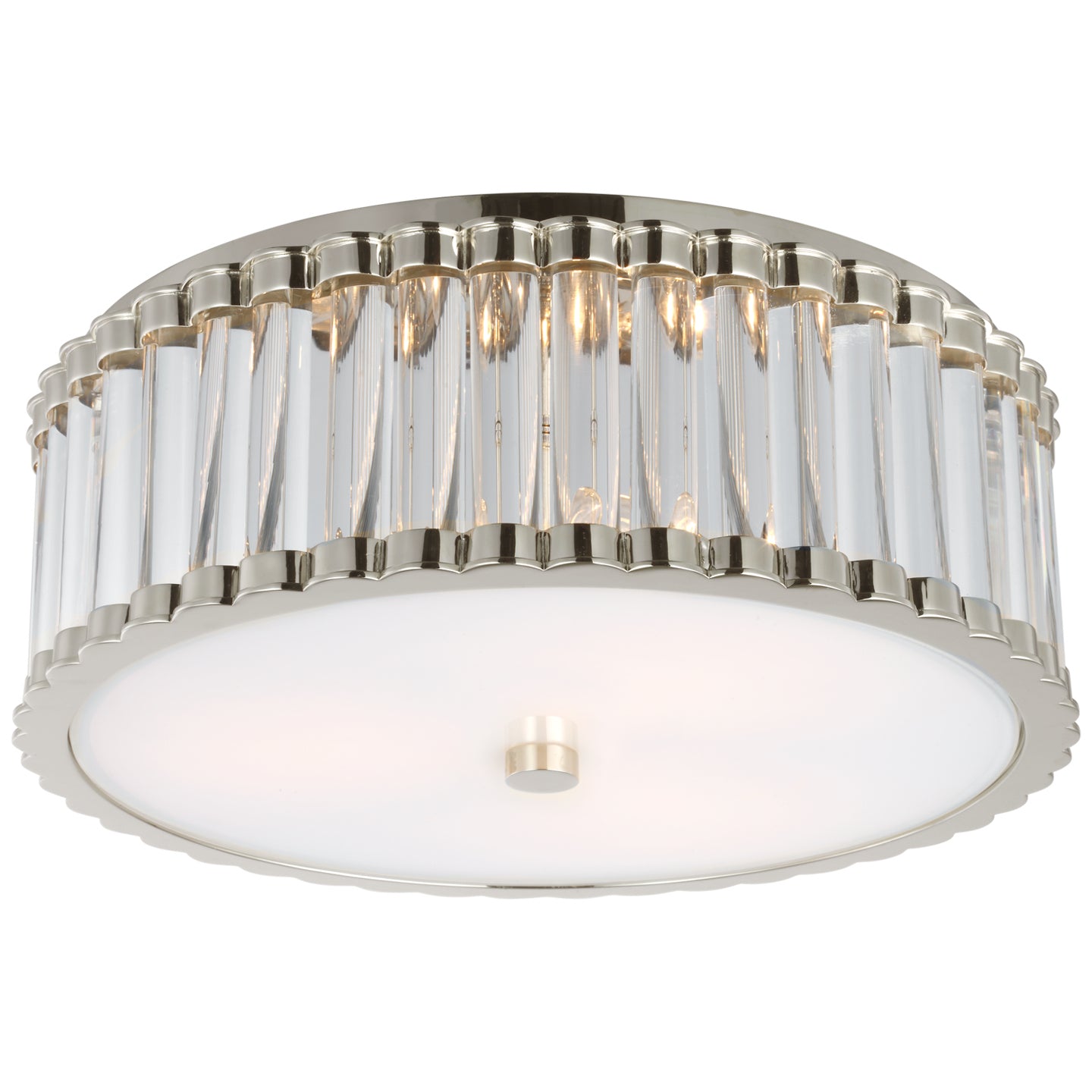 Visual Comfort Signature Canada - CHC 4925PN-CG - LED Flush Mount - Kean - Polished Nickel