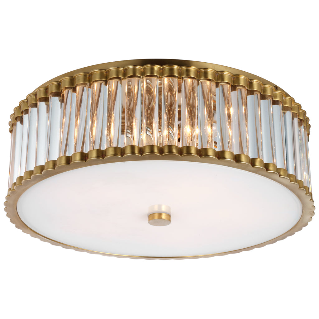 Visual Comfort Signature Canada - CHC 4926HAB-CG - LED Flush Mount - Kean - Hand-Rubbed Antique Brass