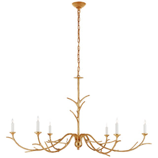 Visual Comfort Signature Canada - JN 5076AGL - Six Light Chandelier - Iberia - Antique Gold Leaf
