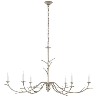 Visual Comfort Signature Canada - JN 5076BSL - Six Light Chandelier - Iberia - Burnished Silver Leaf