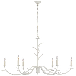 Visual Comfort Signature Canada - JN 5076PW - Six Light Chandelier - Iberia - Plaster White