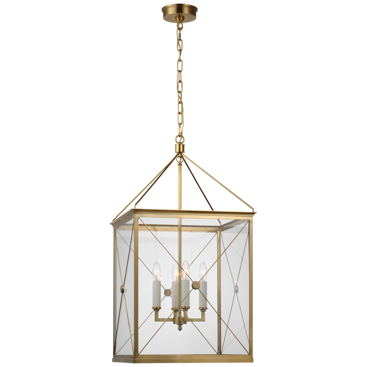 Visual Comfort Signature Canada - JN 5087AB-CG - LED Lantern - Rossi - Antique-Burnished Brass