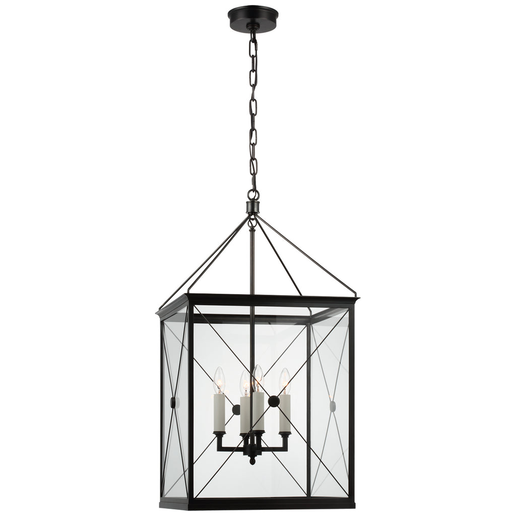 Visual Comfort Signature Canada - JN 5087BZ-CG - LED Lantern - Rossi - Bronze