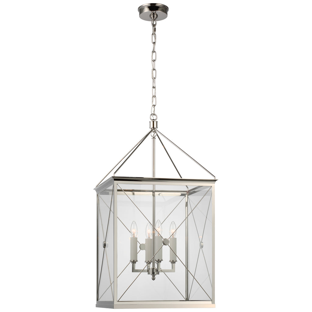 Visual Comfort Signature Canada - JN 5087PN-CG - LED Lantern - Rossi - Polished Nickel