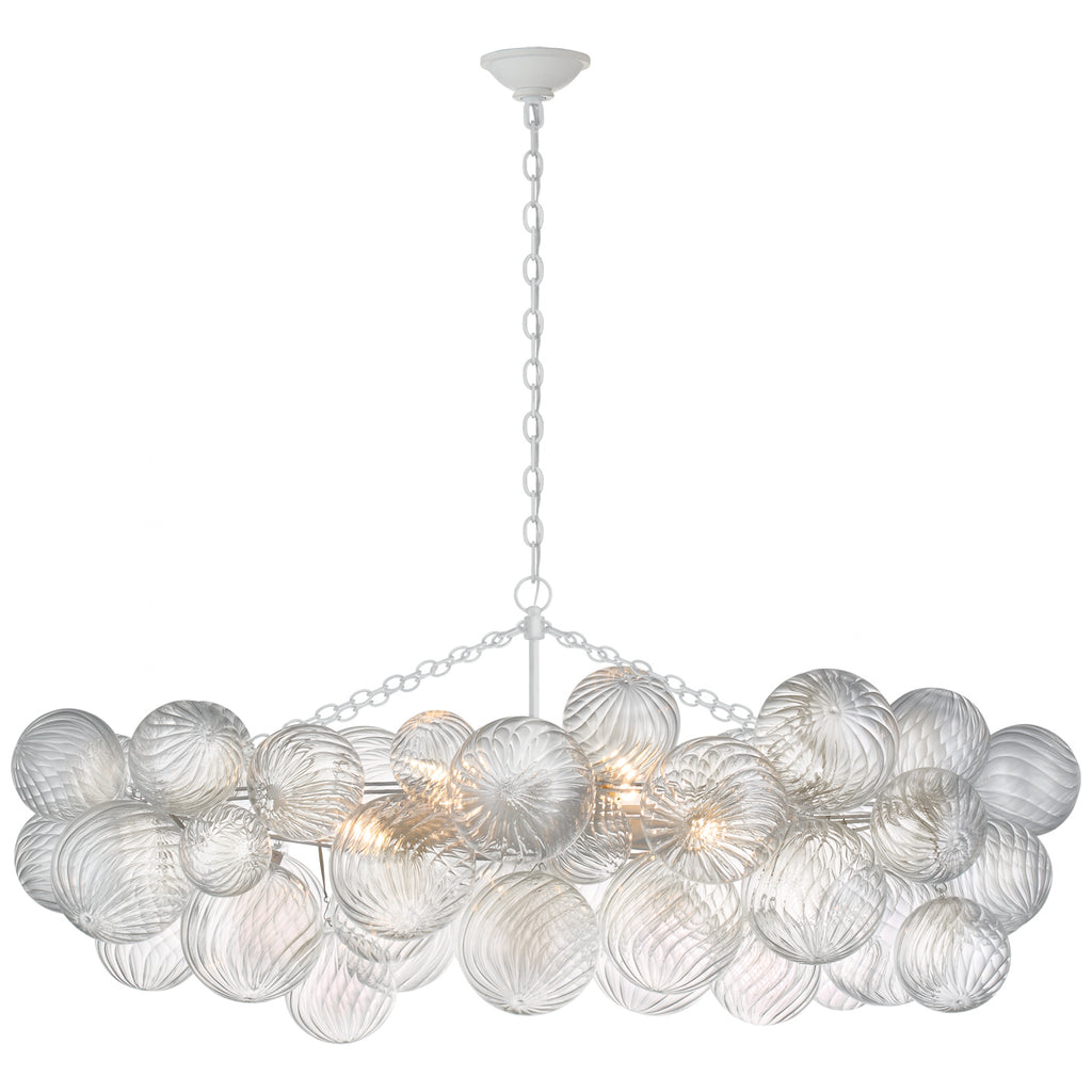 Visual Comfort Signature Canada - JN 5116PW-CG - LED Linear Chandelier - Talia - Plaster White