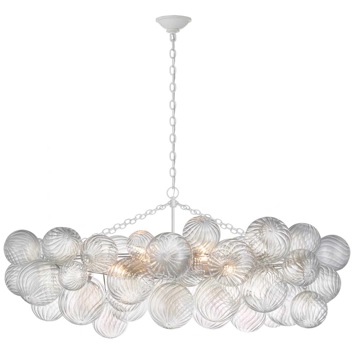 Visual Comfort Signature Canada - JN 5116PW-CG - LED Linear Chandelier - Talia - Plaster White