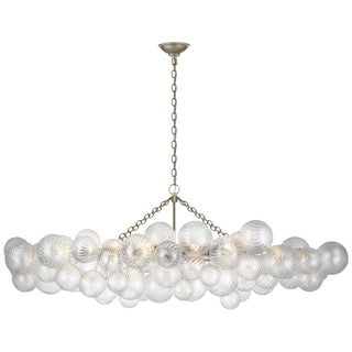 Visual Comfort Signature Canada - JN 5117BSL-CG - LED Linear Chandelier - Talia - Burnished Silver Leaf