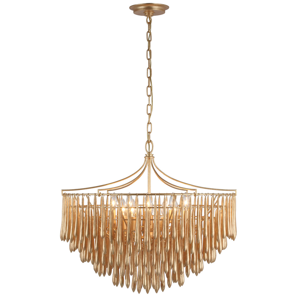 Visual Comfort Signature Canada - JN 5130AGL - LED Chandelier - Vacarro - Antique Gold Leaf