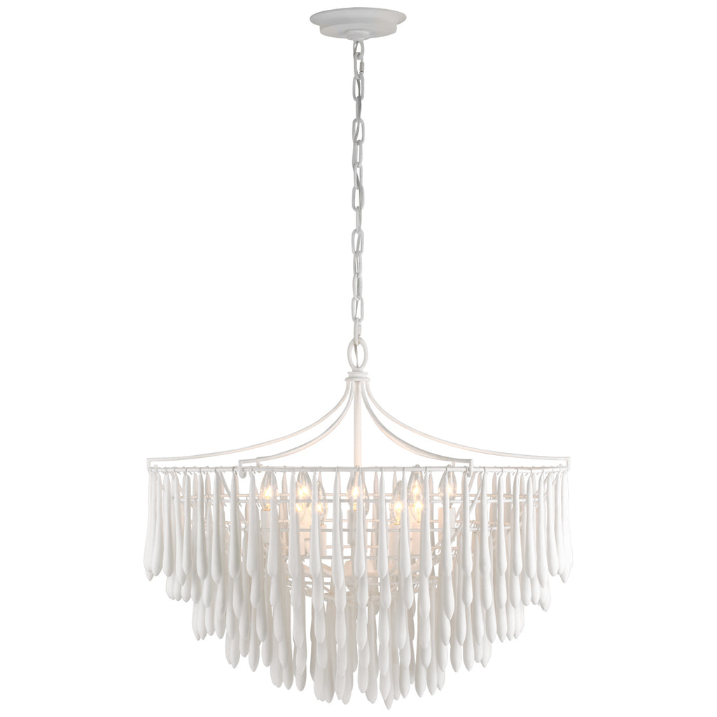 Visual Comfort Signature Canada - JN 5130PW - LED Chandelier - Vacarro - Plaster White