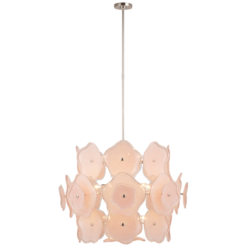 Visual Comfort Signature Canada - KS 5067PN-BLS - LED Chandelier - Leighton - Polished Nickel