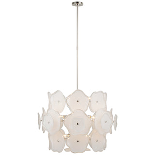 Visual Comfort Signature Canada - KS 5067PN-CRE - LED Chandelier - Leighton - Polished Nickel