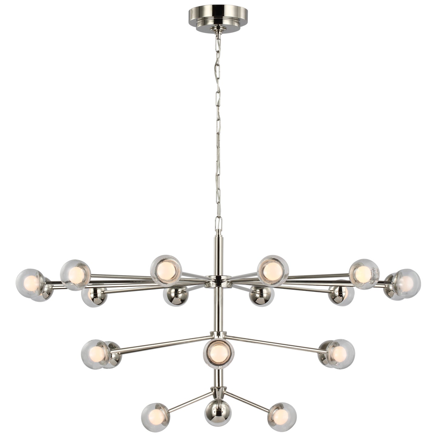 Visual Comfort Signature Canada - KS 5235PN-CG - LED Chandelier - Alloway - Polished Nickel