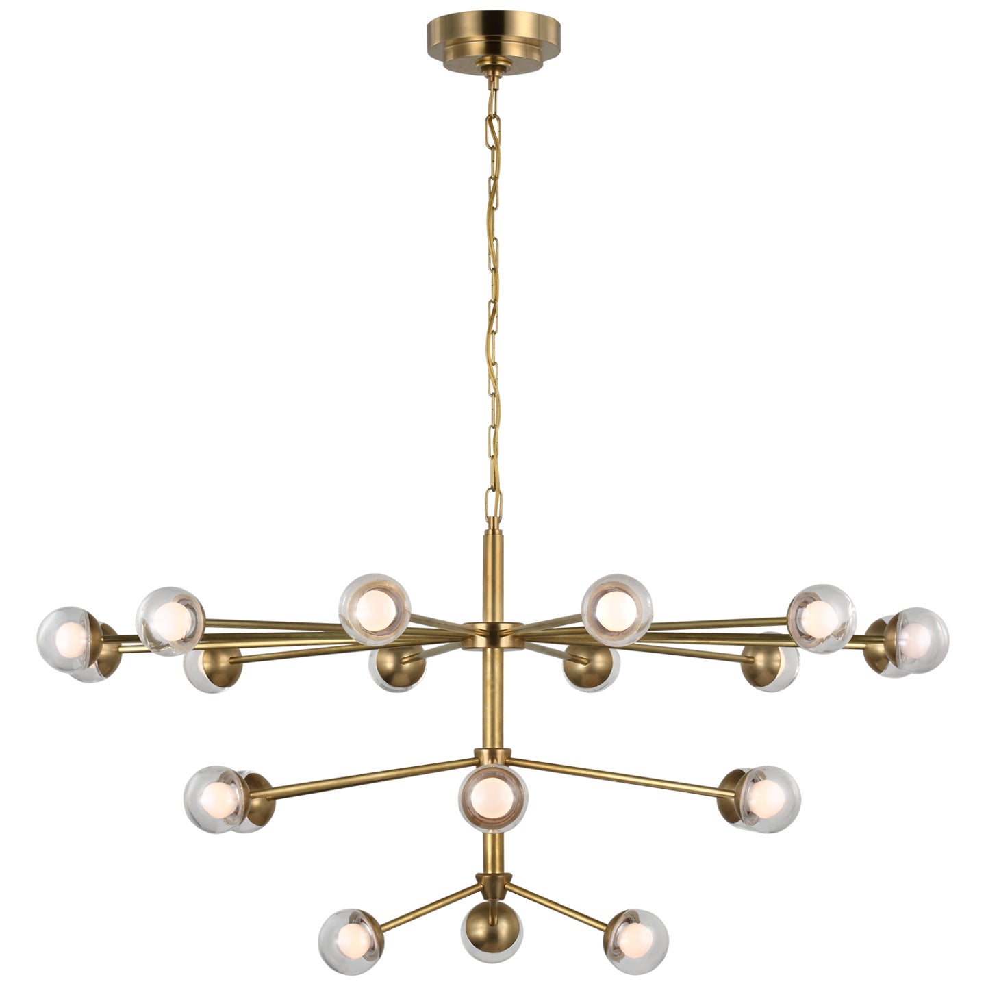 Visual Comfort Signature Canada - KS 5235SB-CG - LED Chandelier - Alloway - Soft Brass