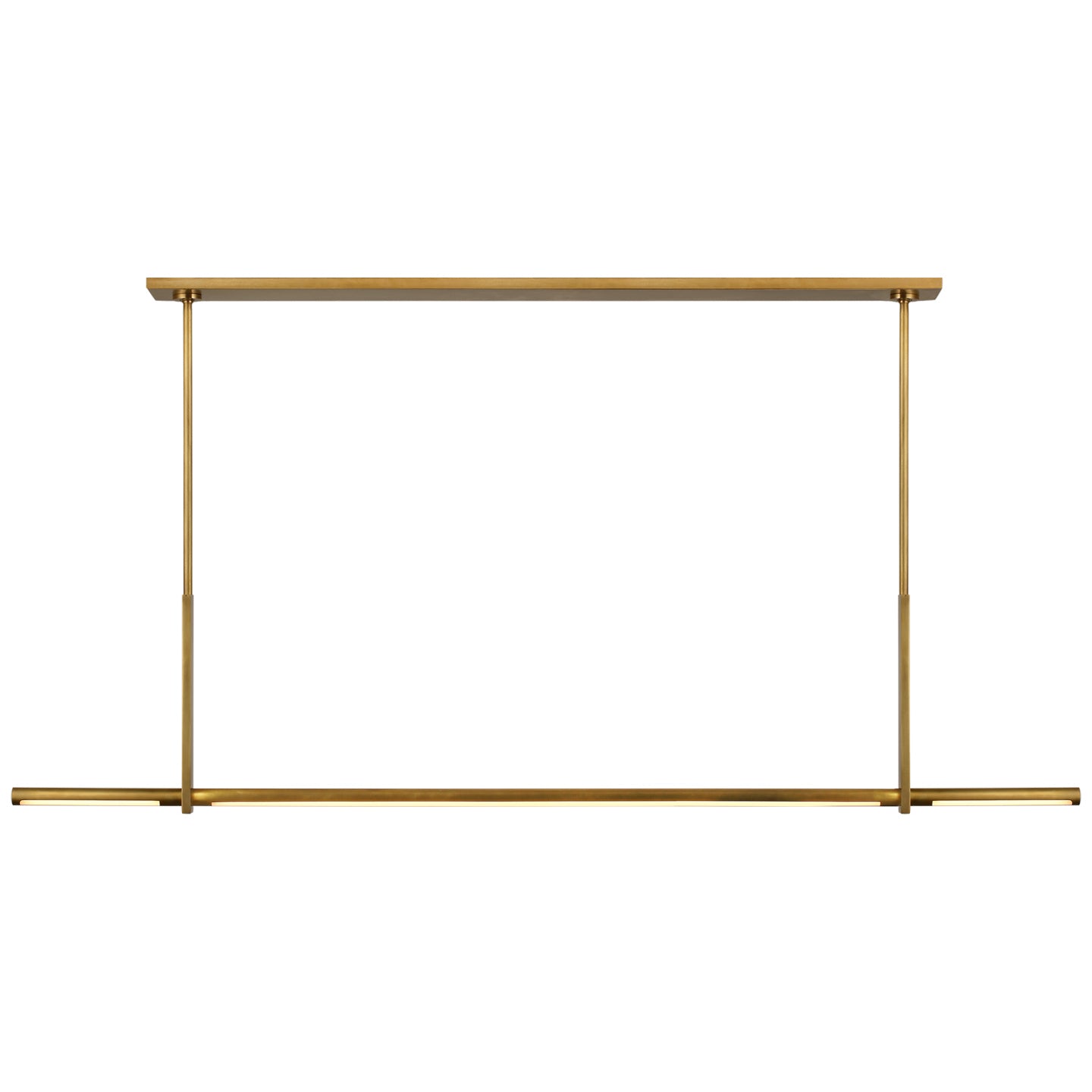Visual Comfort Signature Canada - KW 5730AB - LED Linear Pendant - Axis - Antique-Burnished Brass