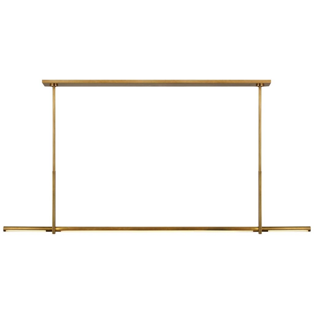 Visual Comfort Signature Canada - KW 5730AB - LED Linear Pendant - Axis - Antique-Burnished Brass