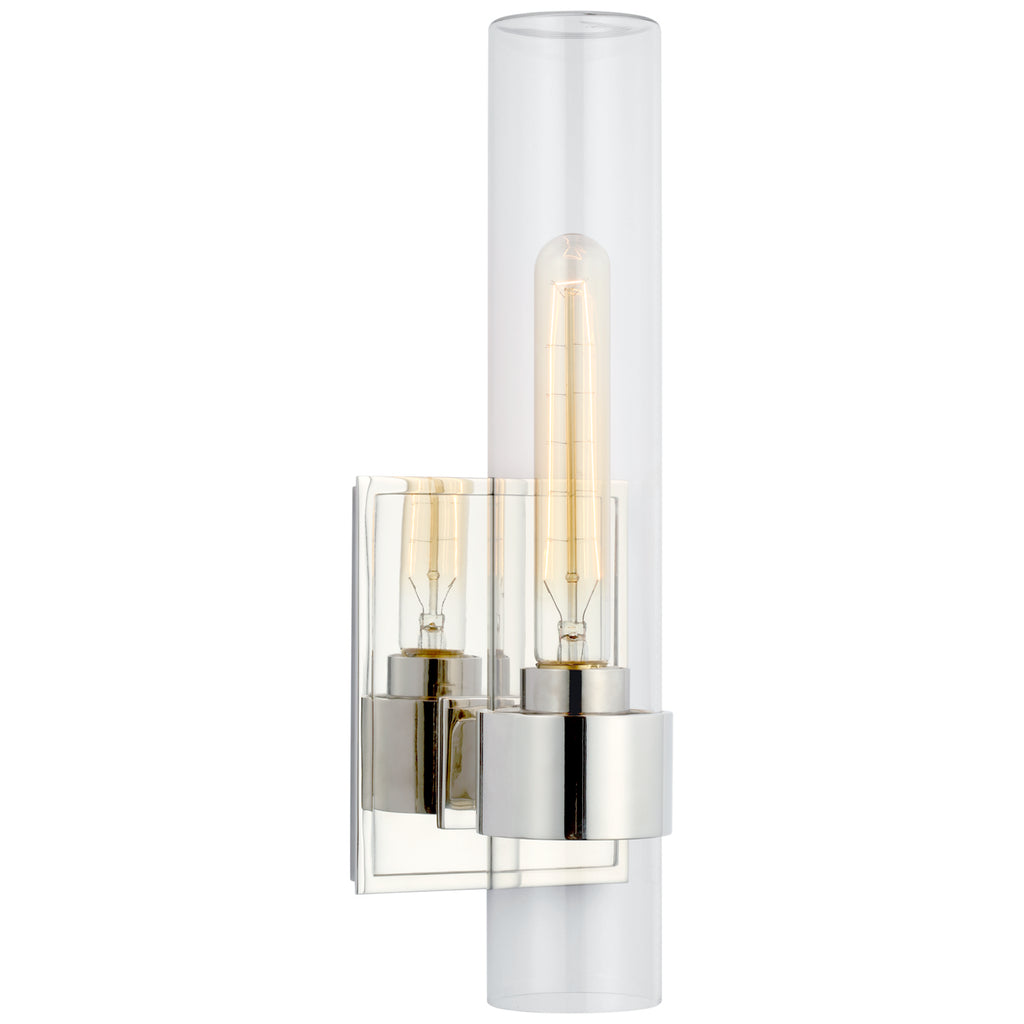 Visual Comfort Signature Canada - S 2168PN-CG - LED Outdoor Wall Sconce - Presidio - Polished Nickel