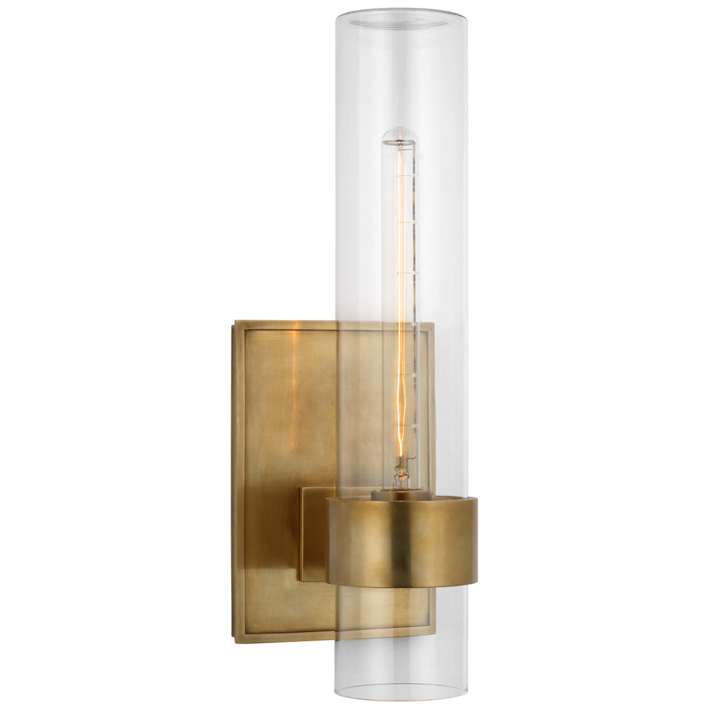 Visual Comfort Signature Canada - S 2169HAB-CG - LED Outdoor Wall Sconce - Presidio - Hand-Rubbed Antique Brass