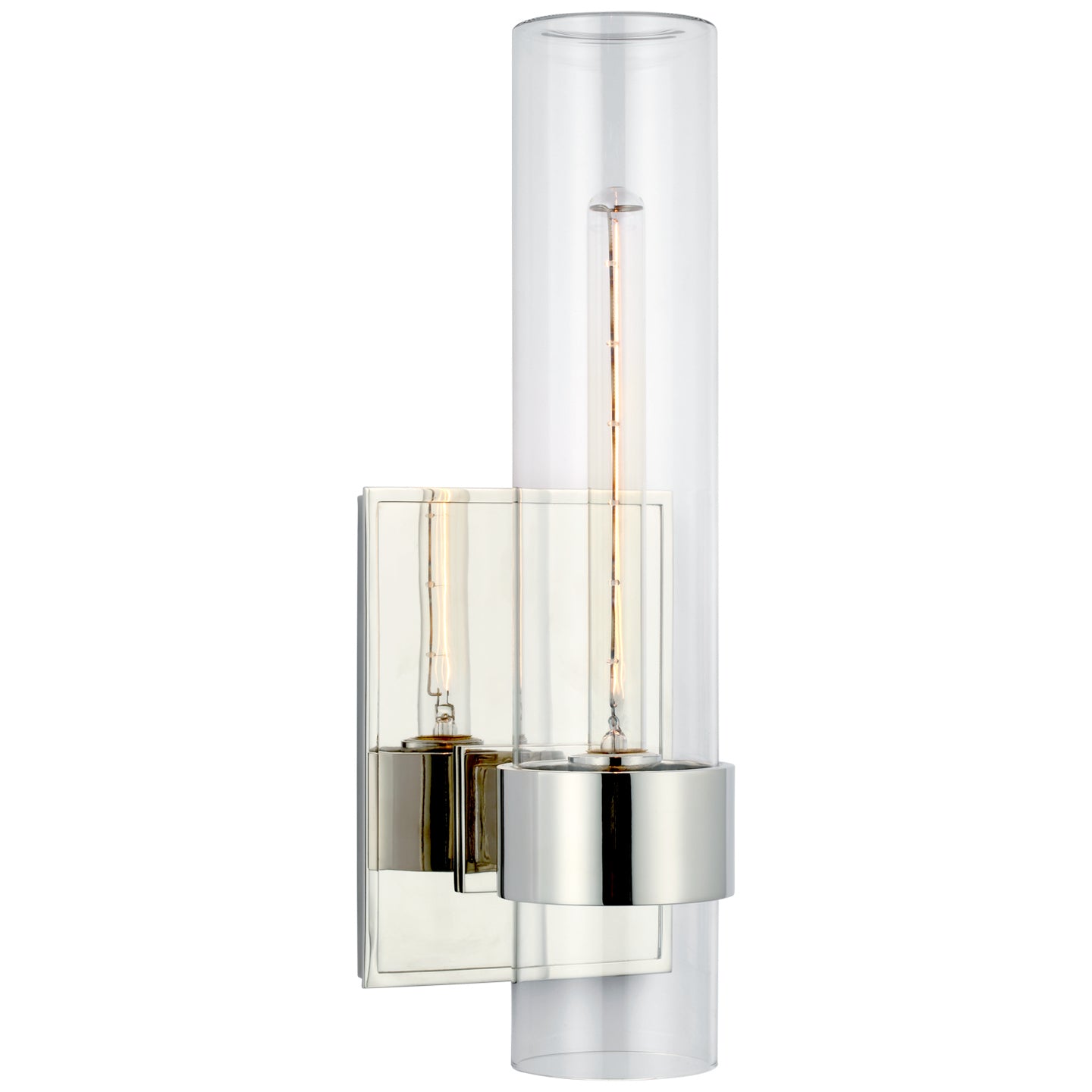 Visual Comfort Signature Canada - S 2169PN-CG - LED Outdoor Wall Sconce - Presidio - Polished Nickel