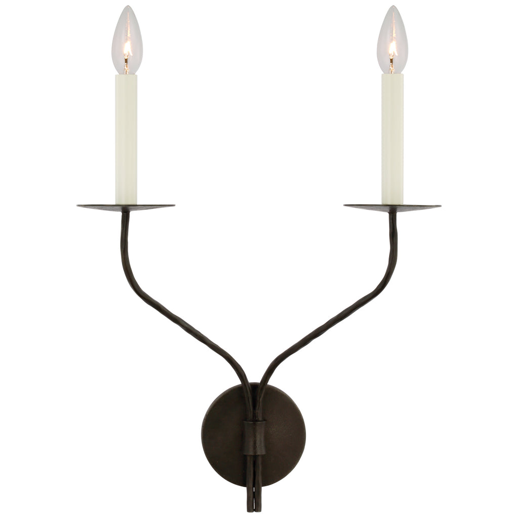 Visual Comfort Signature Canada - S 2752AI - LED Wall Sconce - Belfair - Aged Iron