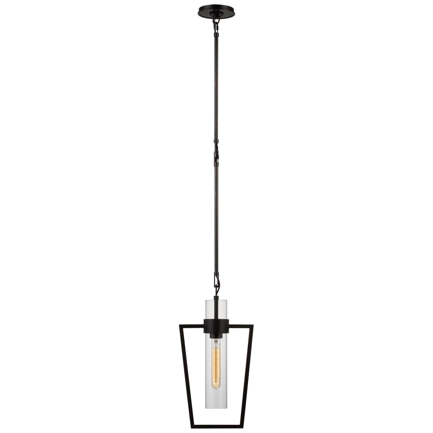 Visual Comfort Signature Canada - S 5676BZ-CG - LED Pendant - Presidio - Bronze