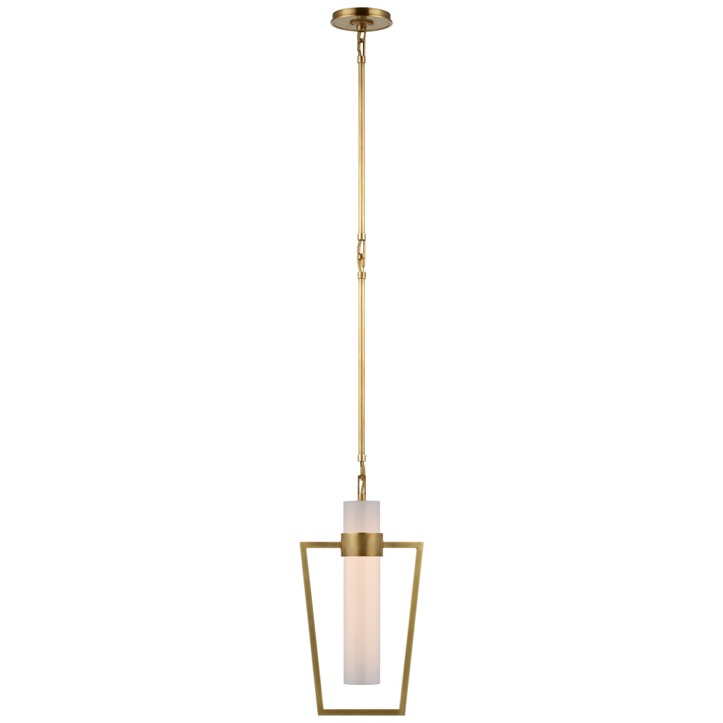 Visual Comfort Signature Canada - S 5676HAB-WG - LED Pendant - Presidio - Hand-Rubbed Antique Brass
