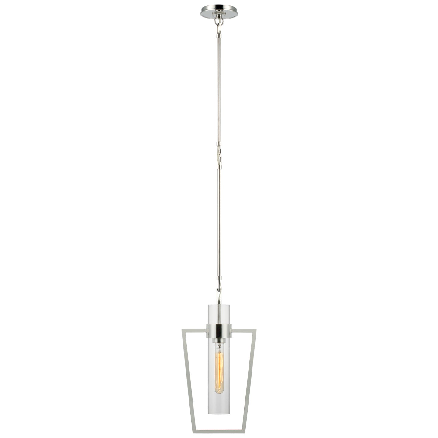 Visual Comfort Signature Canada - S 5676PN-CG - LED Pendant - Presidio - Polished Nickel