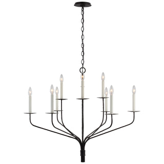 Visual Comfort Signature Canada - S 5752AI - LED Chandelier - Belfair - Aged Iron