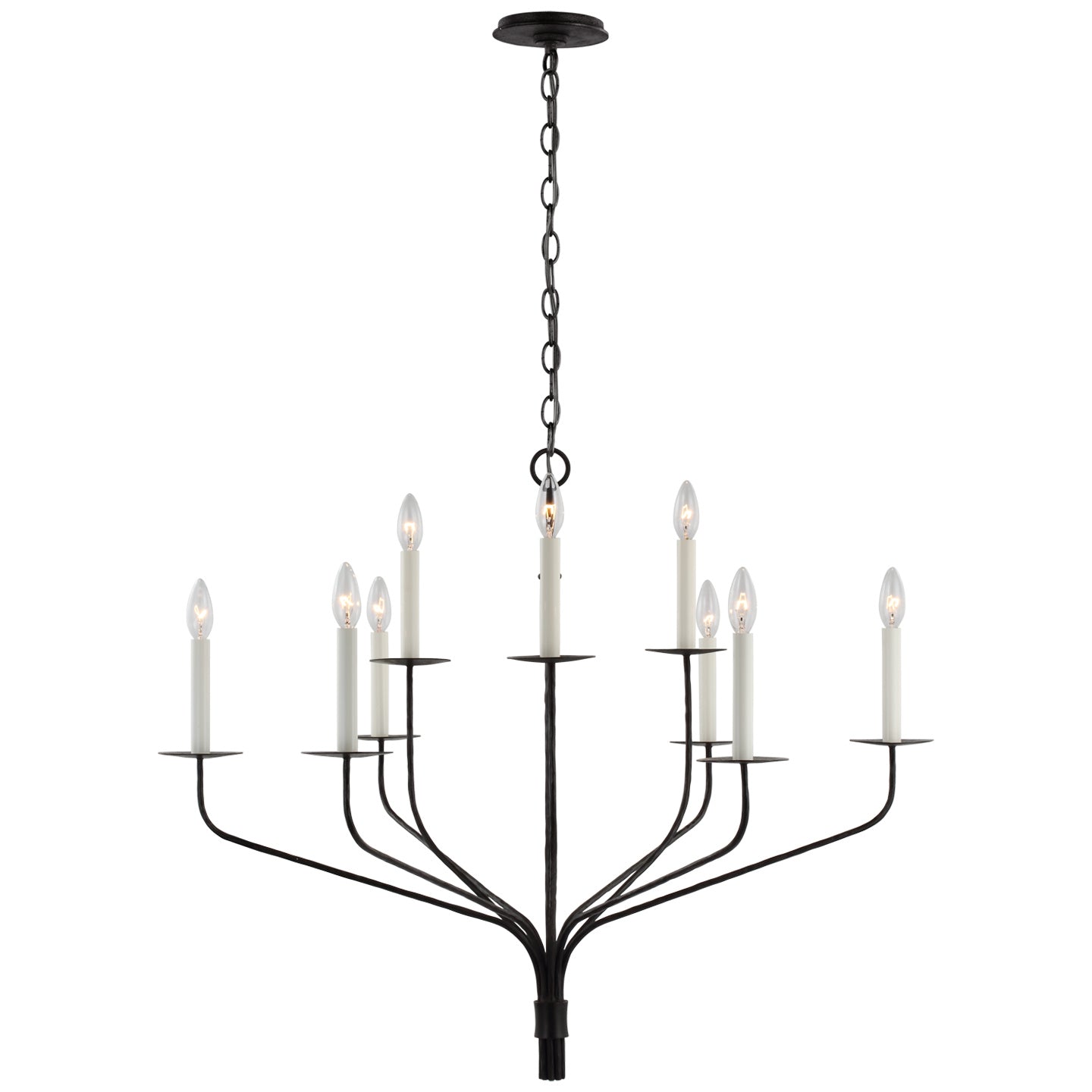 Visual Comfort Signature Canada - S 5752AI - LED Chandelier - Belfair - Aged Iron