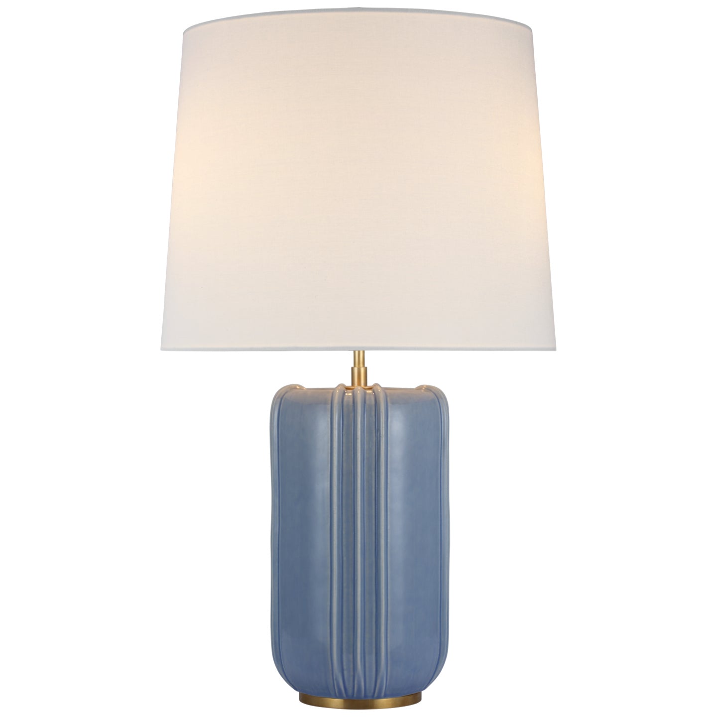 Visual Comfort Signature Canada - TOB 3687PBC-L - LED Table Lamp - Minx - Polar Blue Crackle