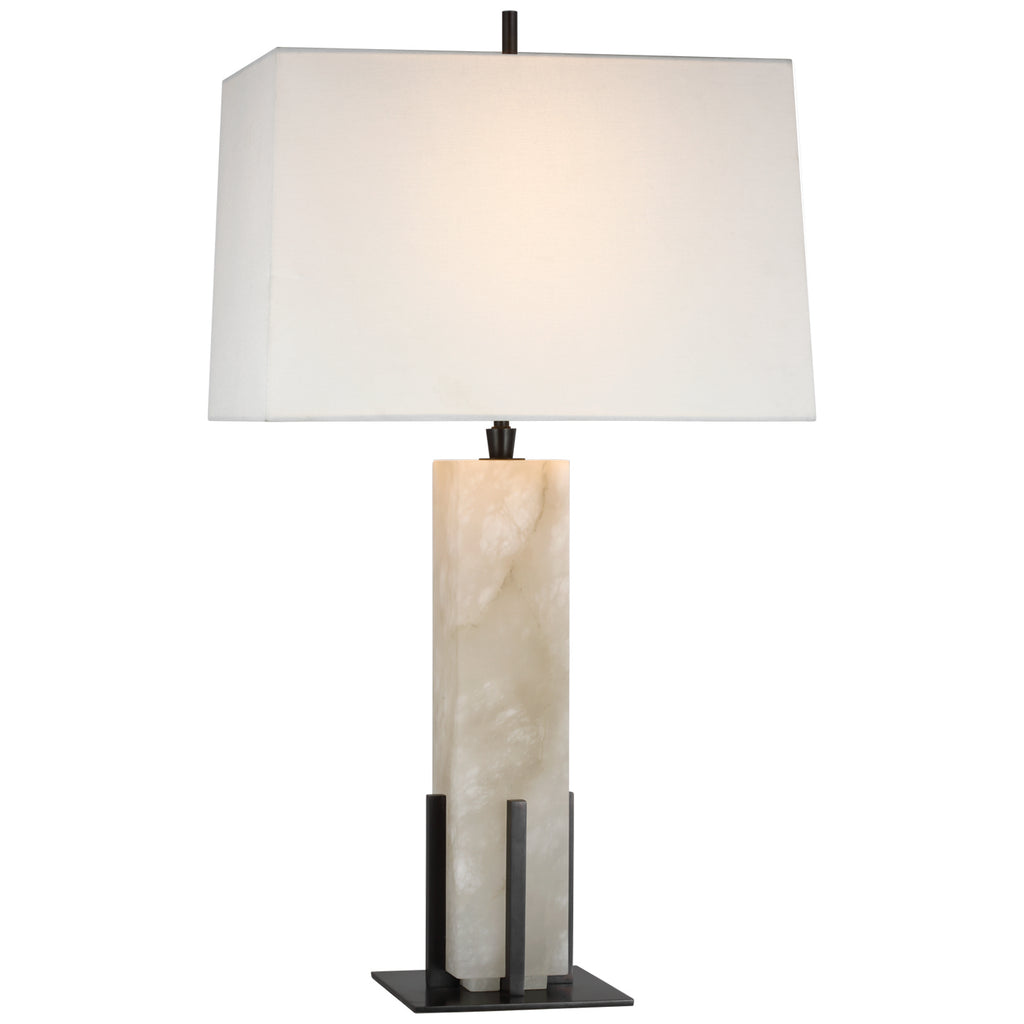 Visual Comfort Signature Canada - TOB 3920ALB/BZ-L - LED Table Lamp - Gironde - Alabaster and Bronze