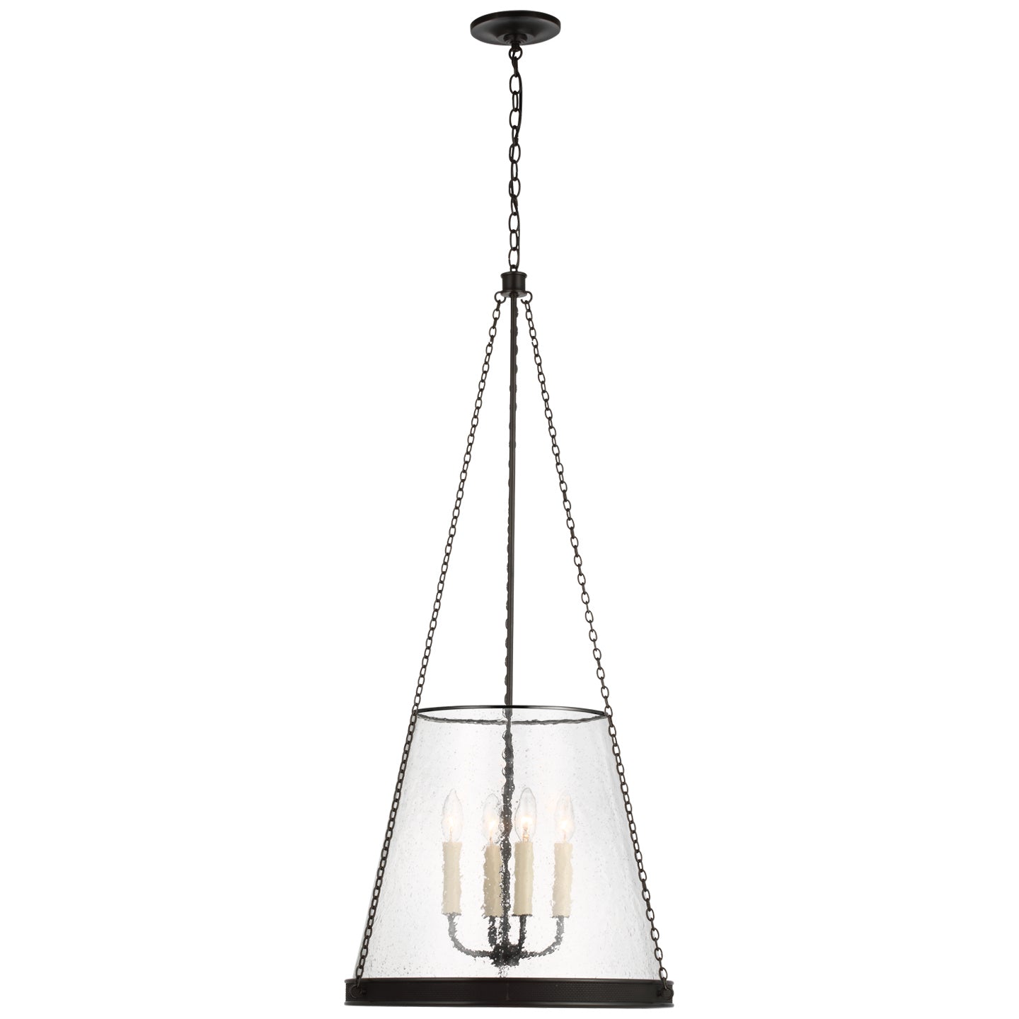 Visual Comfort Signature Canada - S 5182BZ-CG - LED Pendant - Reese - Bronze