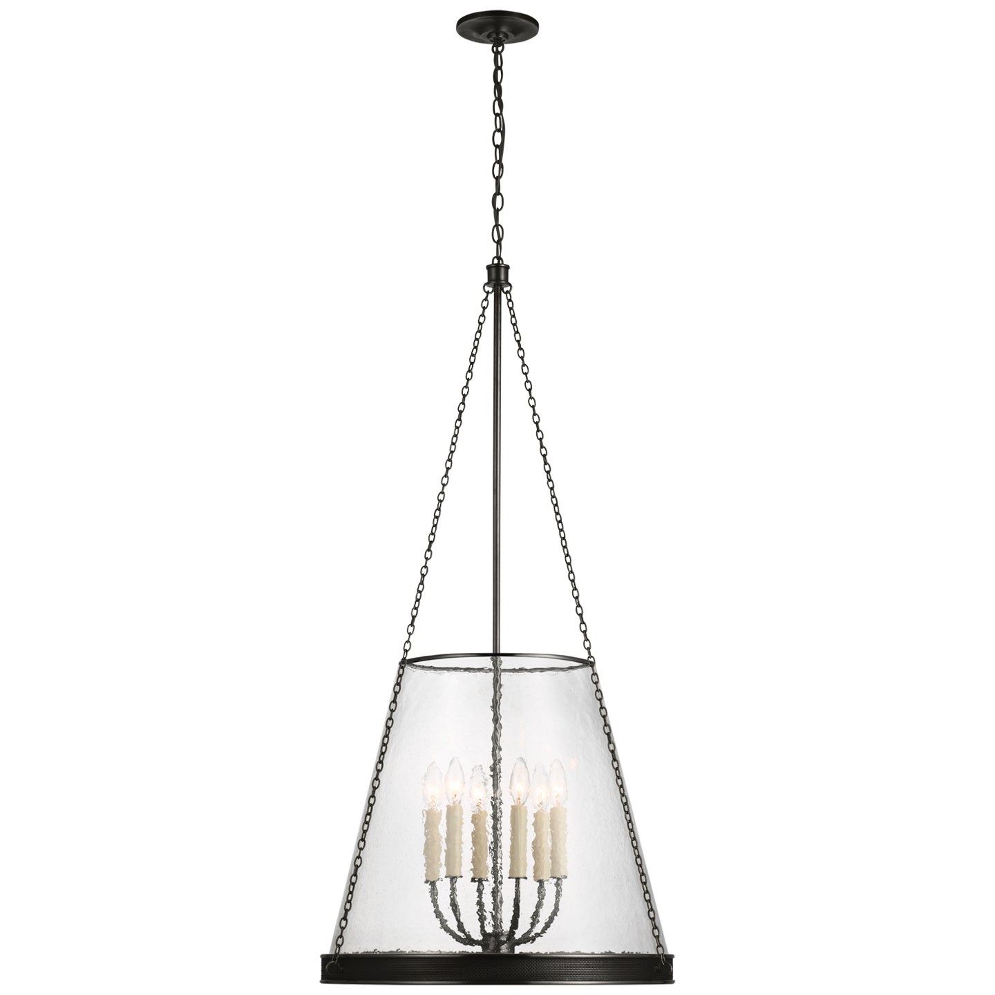 Visual Comfort Signature Canada - S 5183BZ-CG - LED Pendant - Reese - Bronze