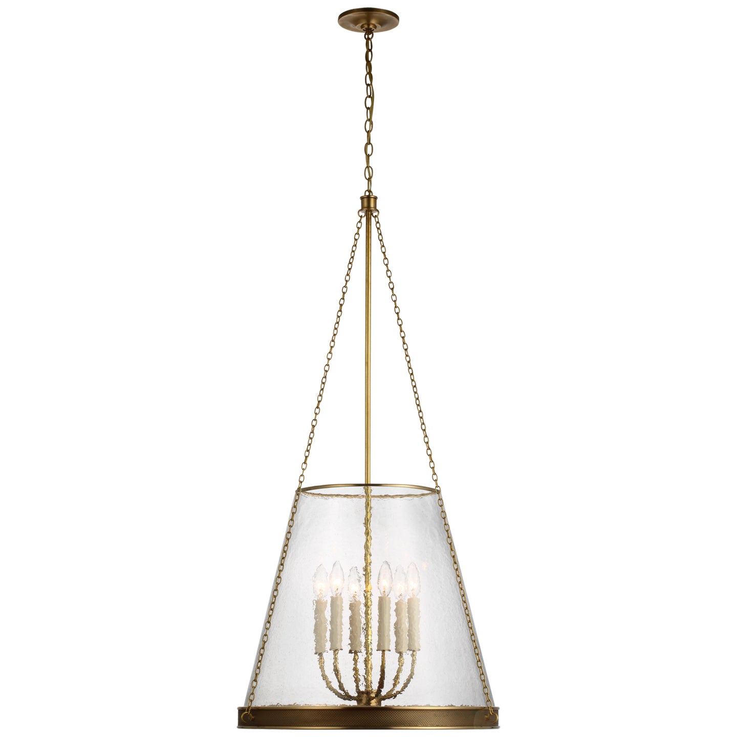 Visual Comfort Signature Canada - S 5183SB-CG - LED Pendant - Reese - Soft Brass
