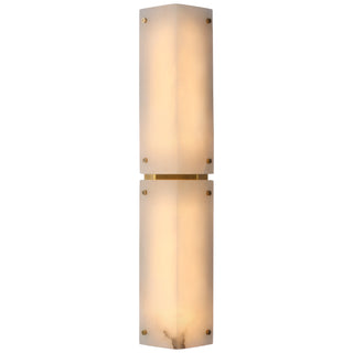Visual Comfort Signature Canada - ARN 2044ALB - LED Wall Sconce - Clayton - Alabster and Hand-Rubbed Antique Brass