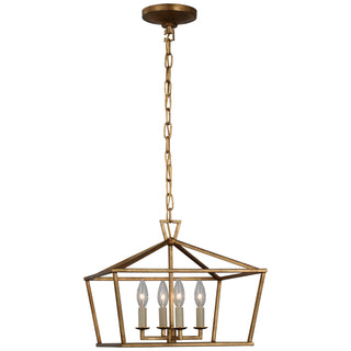 Visual Comfort Signature Canada - CHC 4190GI - Four Light Semi-Flush Mount - Darlana - Gilded Iron