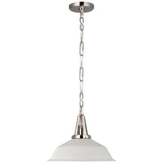 Visual Comfort Signature Canada - CHC 5461PN-WHT - LED Pendant - Layton - Polished Nickel