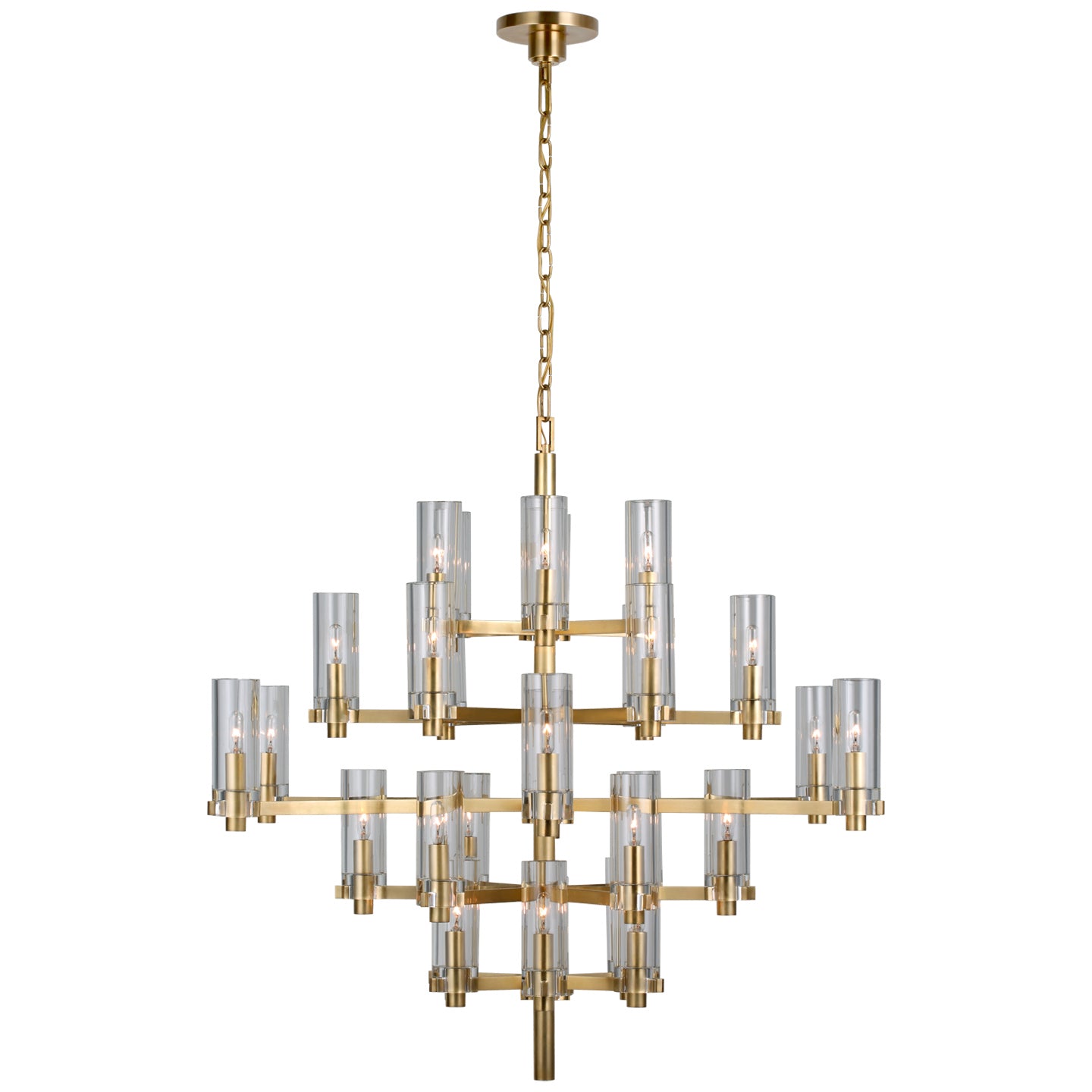 Visual Comfort Signature Canada - CHC 5632AB-CG - LED Chandelier - Sonnet - Antique-Burnished Brass