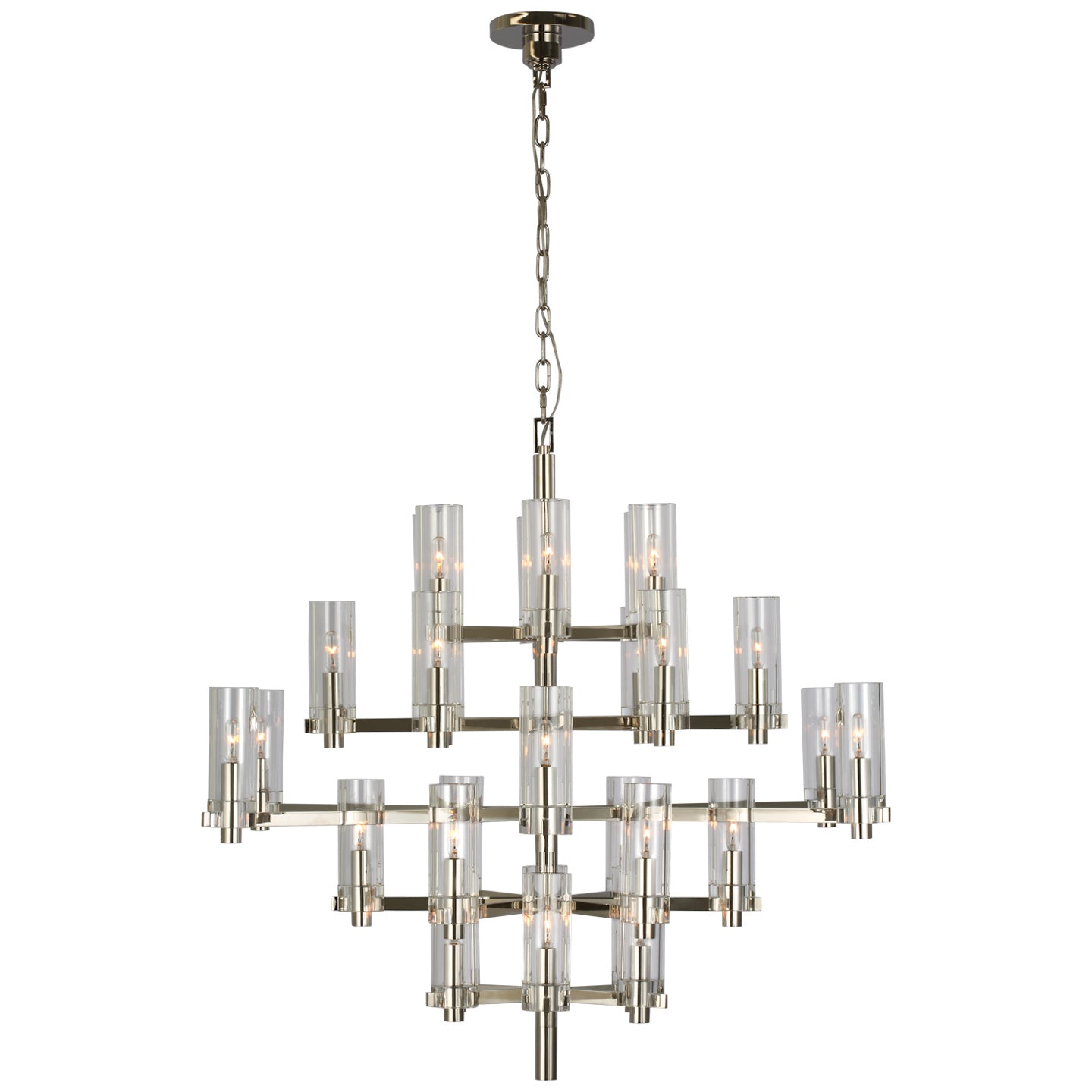 Visual Comfort Signature Canada - CHC 5632PN-CG - LED Chandelier - Sonnet - Polished Nickel